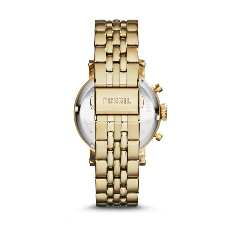 Fossil Boyfriend Gold-tone Fashion Ladies Watch- ES2197